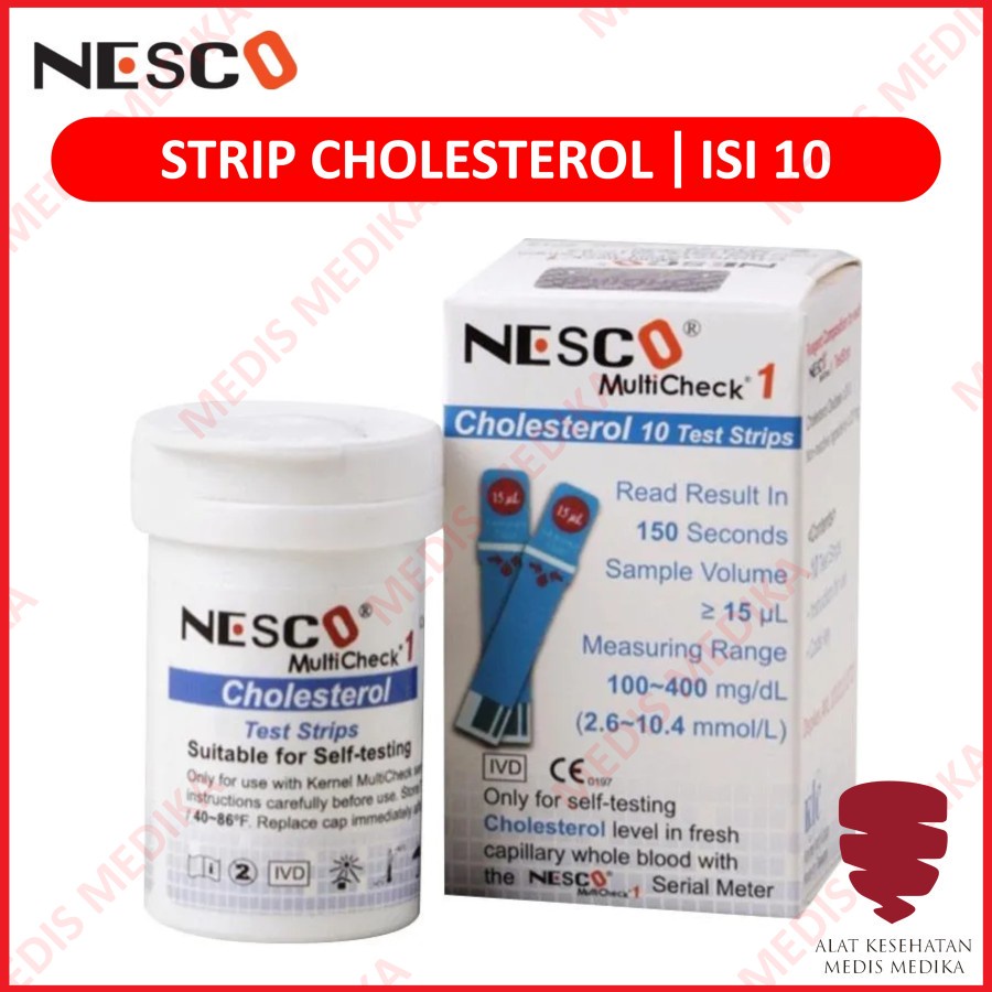 Strip Cholesterol Uric Acid Hemoglobin HB Gula Darah Diagnosa Refill