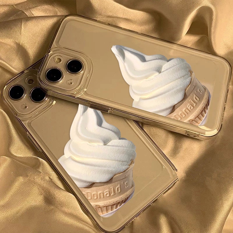 Casing Es Krim Untuk Oppo A16 A16K A16E A11K A11X A5S A12 A12S A15 A17 A17K A57 A54 A53 A52 A3S A5 A8 A9 A36 A37 A93 A96 A92 A72 A73 A74 A76 A77 Akrilik Space TPU Penutup Belakang