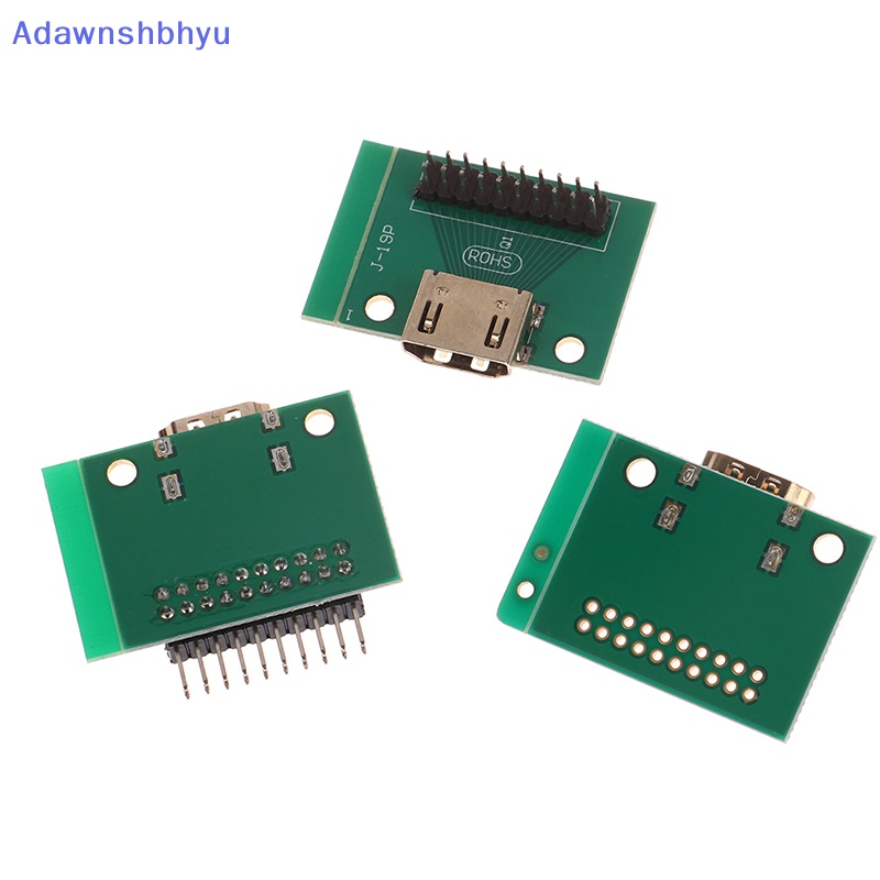 Adhyu Kompatibel Dengan HDMI 19Pin test Socket Jack 19Pin Adapter test Board Dengan PCB Board ID