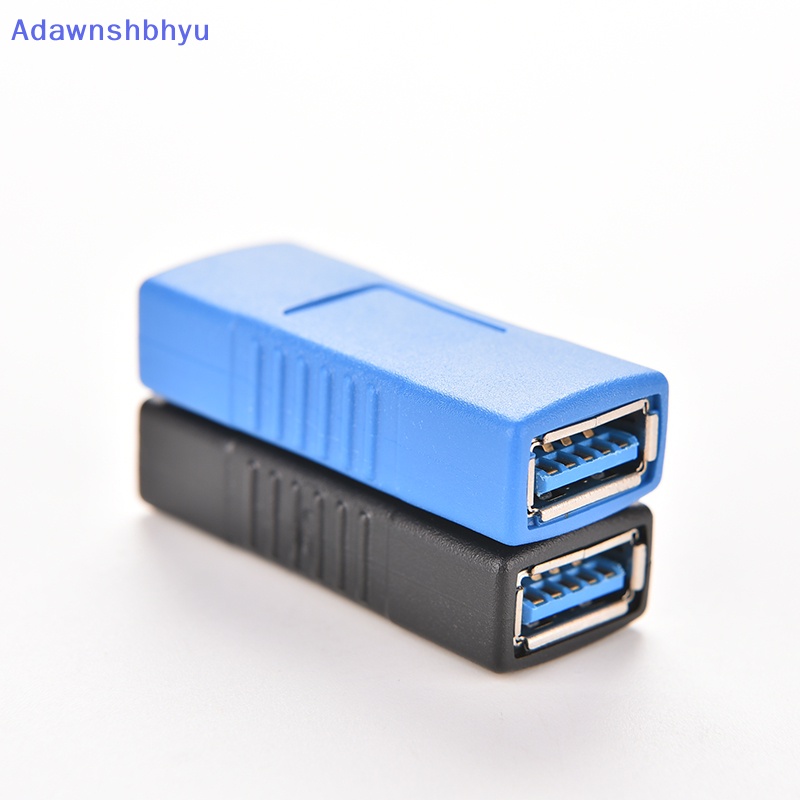 Adhyu USB 3.0 Type A Female to Female Konektor Adapter Coupler Pengubah Gender ID