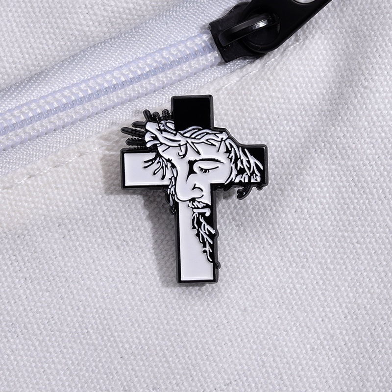 12gaya I Love Yesus Logam Enamel Bros Iman Ransel Lencana Kostum Aksesori Hadiah