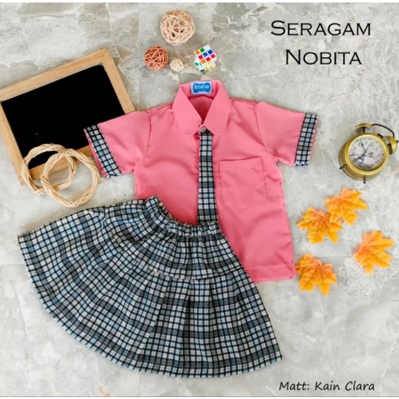 Nobita Seragam Sekolah Korea Anak TK PAUD Kekinian