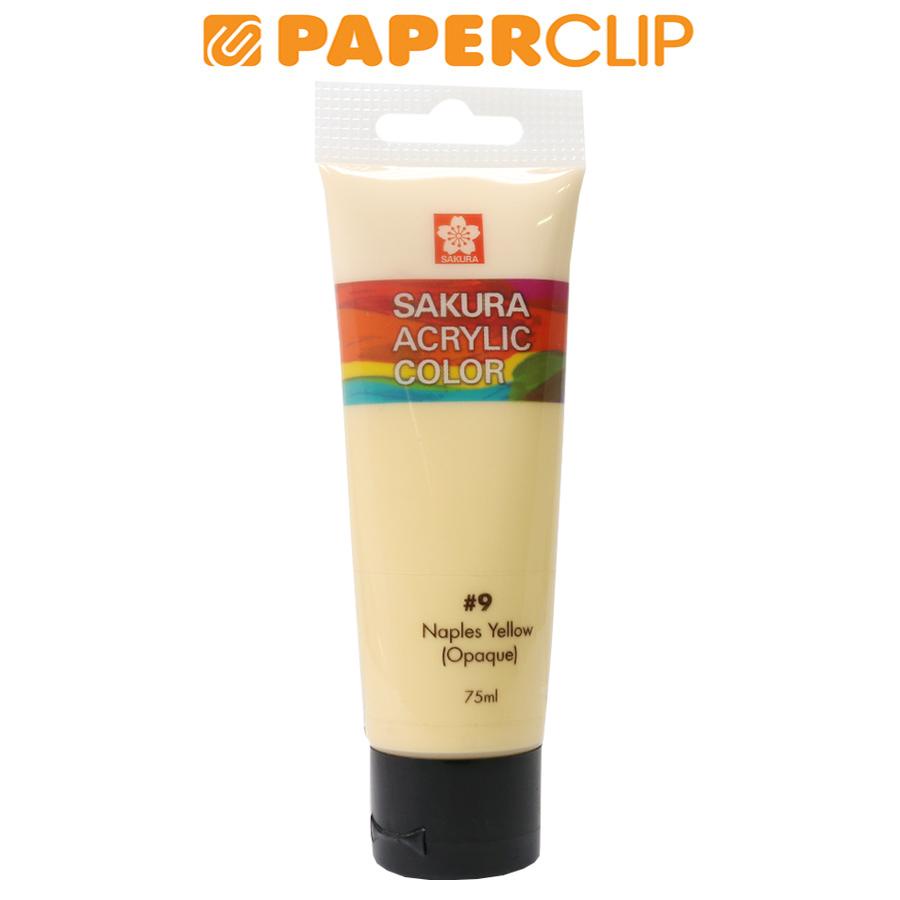 

CAT ACRYLIC SAKURA XAC75-9 A 75ML NAPLES YELLOW