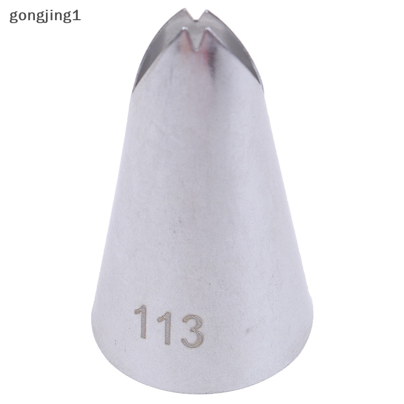 Ggg 5Pcs Daun Nozel Stainless Steel Icing Piping Nozel Tips Pastry Kue Dekorasi ID