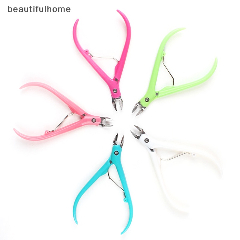 {beautifulhome} Abs Handle Gunting Kuku Pemotong Kuku Nail Art Cuticle Nipper Clipper.