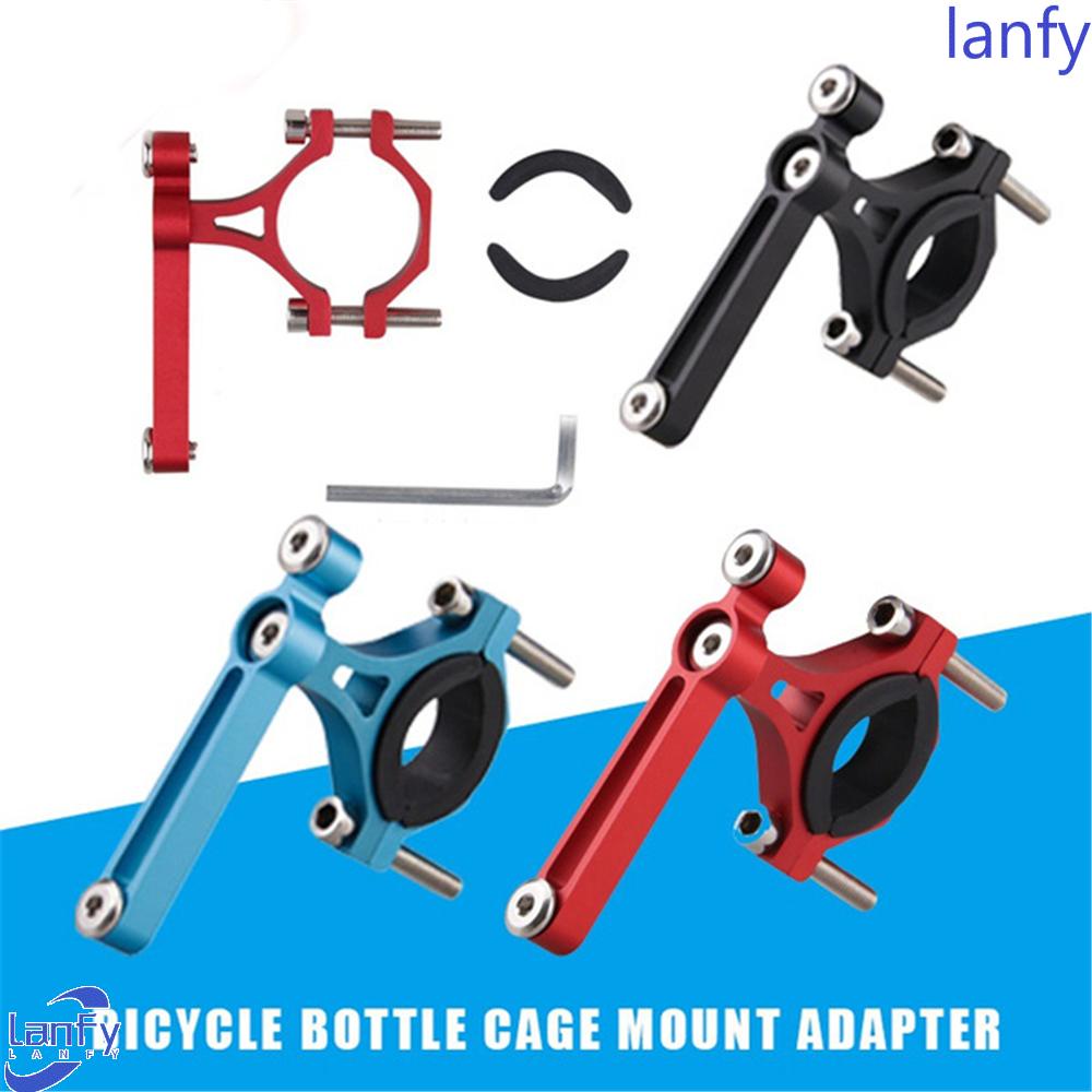 Lanfy Holder Botol Adaptor Aluminium Alloy Sepeda Rak Cangkir Air Bersepeda Aksesoris Water Bottle Holder Bracket Klip Konversi Kursi