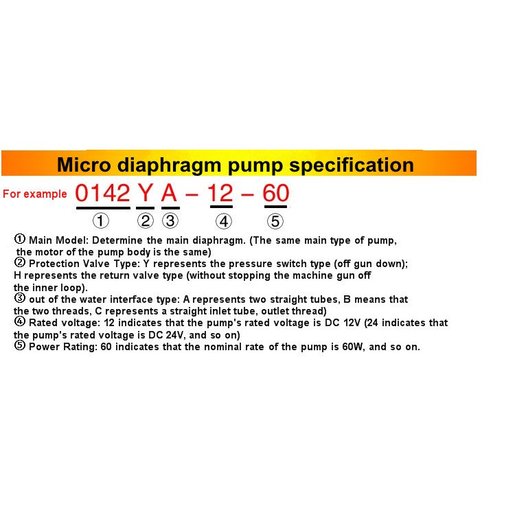 12V 100W High Pressure Water Pump Micro Diaphragm Pump 8L per Min Head 70M 1.1MPa