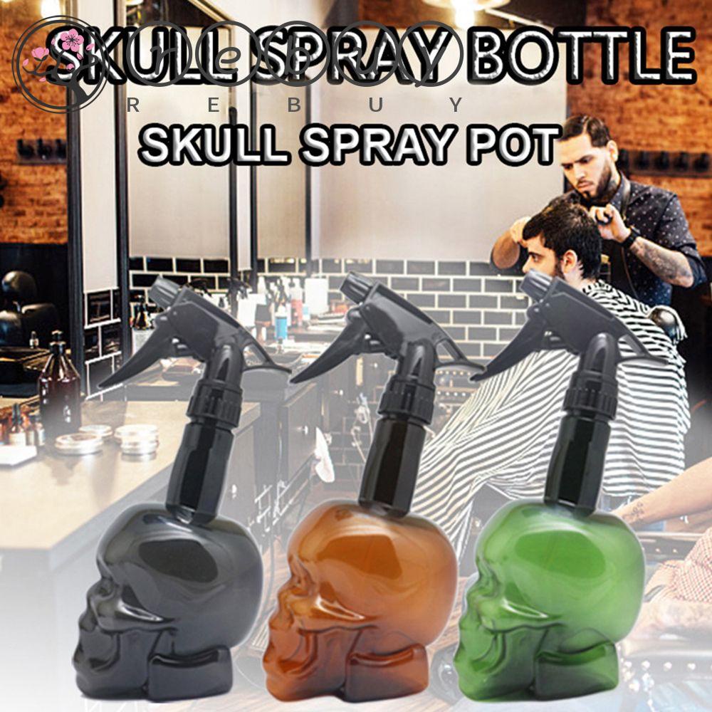 Rebuy Skull Botol Spray Portable Salon Alat Penata Rambut Penyiram Rambut Bisa Hairdressing Spray Sprayer
