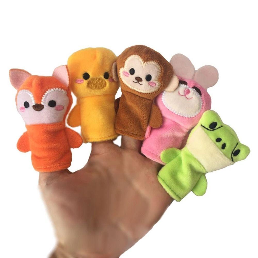 Quinton Animal Puppet, Frog Children Hand Puppet, Sarung Tangan Anak Orang Tua-Anak Gajah Interaktif Untuk Mainan Edukasi