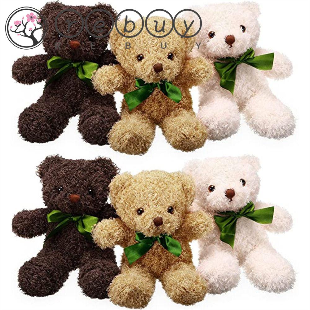 REBUY Rebuy Teddy Bear Plush Toy Lucu Ulang Tahun Boneka Mainan Anak 3warna Plush Toy Boneka Binatang