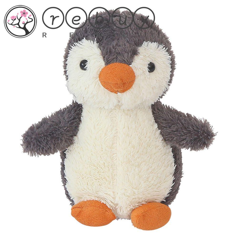 REBUY Rebuy Penguin Plush Toy Fluffy Hadiah Ulang Tahun16 /20 /30 cm Mainan Lembut Boneka Pinguin Permukaan Halus Hadiah Anak Boneka Menenangkan Boneka Hewan