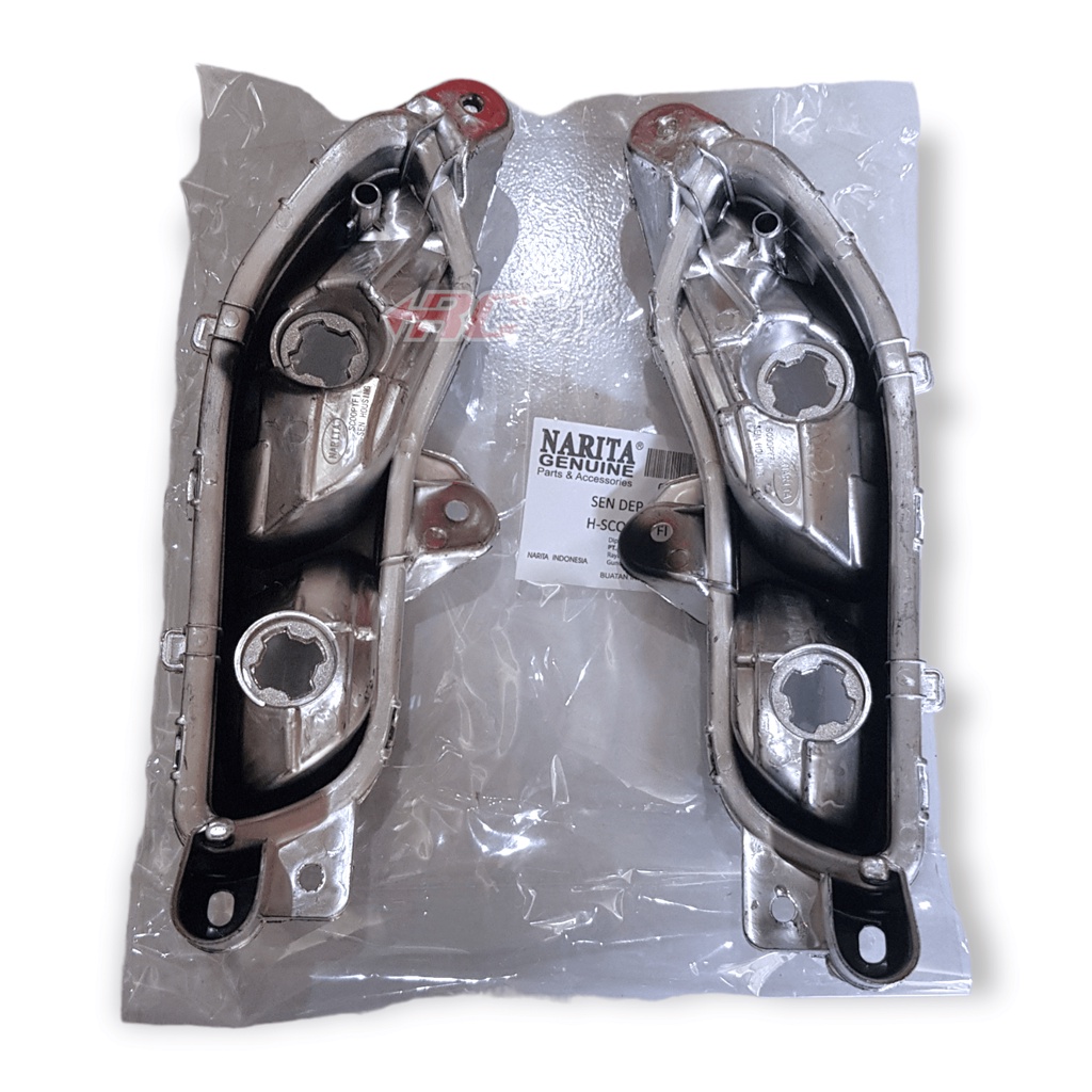 HRGA SEPASANG MICA MIKA KACA LENSA LAMPU SEN SEIN RETING RETTING RITING ONLY DEPAN KANAN KIRI BELUM SMA SOKET SOCKET BENING CLEAR HONDA SCOOPY FI 2013 2014 2015 2016 PUTIH BENING CLEAR BEST QUALITY