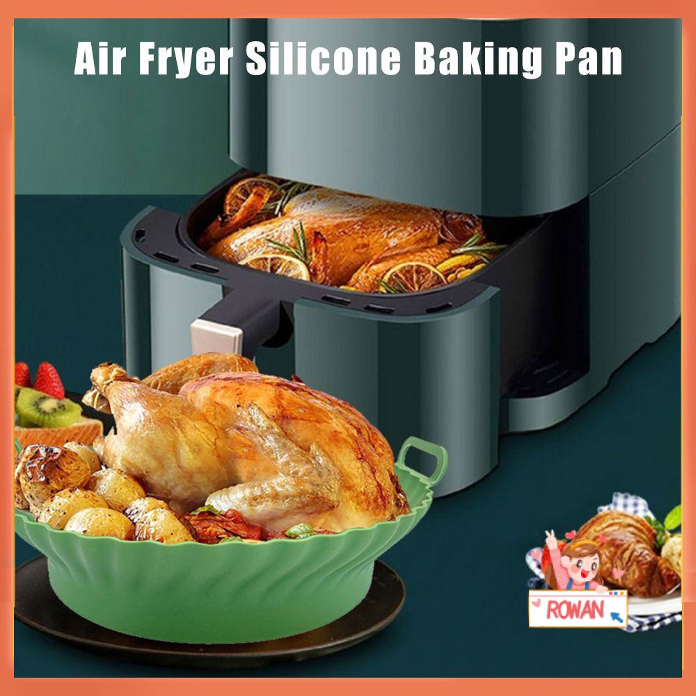R-FLOWER Air Fryer Silicone Pot Reusable Mat Pengganti Foldable