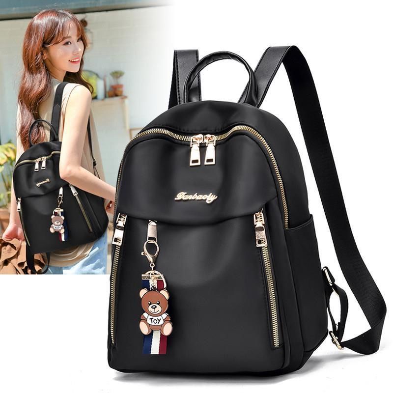 Bag Tas Ransel Wanita  Musim Panas Baru bahan Kain Oxford Perjalanan Tas Kecil Wanita Kanvas Ransel 