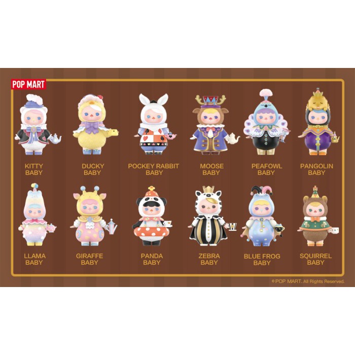 Toys Pop Mart Pucky Elf Animal Tea Party Series Blind Box