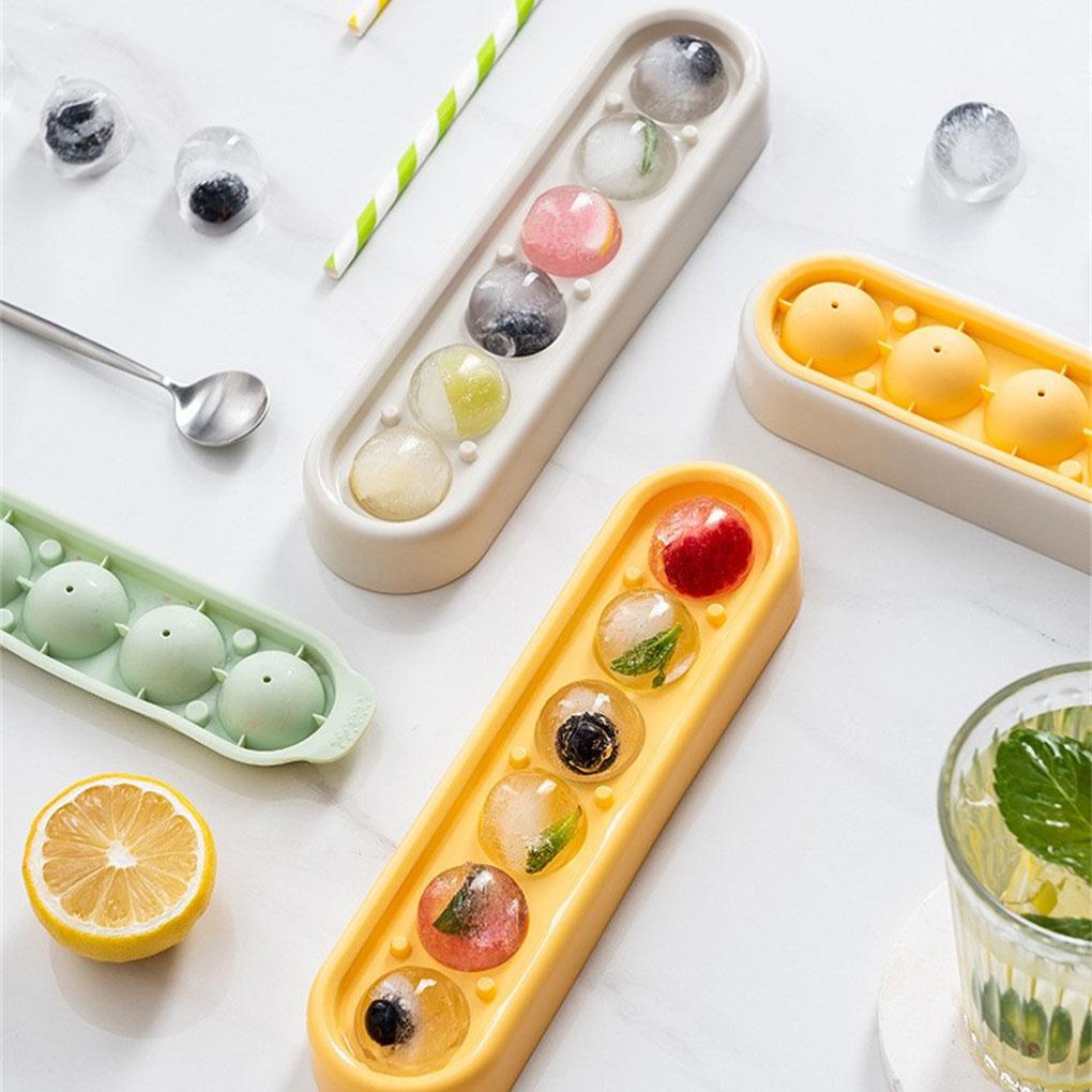 Cetakan Bola Es Silikon Club Holiday Homemade Blok Mould Tray Restoran Minuman Dingin Maker Aksesoris Peralatan Dapur