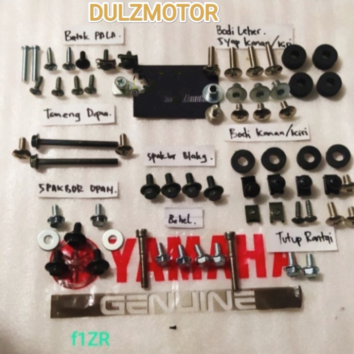 Baut Baud Fullset body bodi Yamaha Force 1
