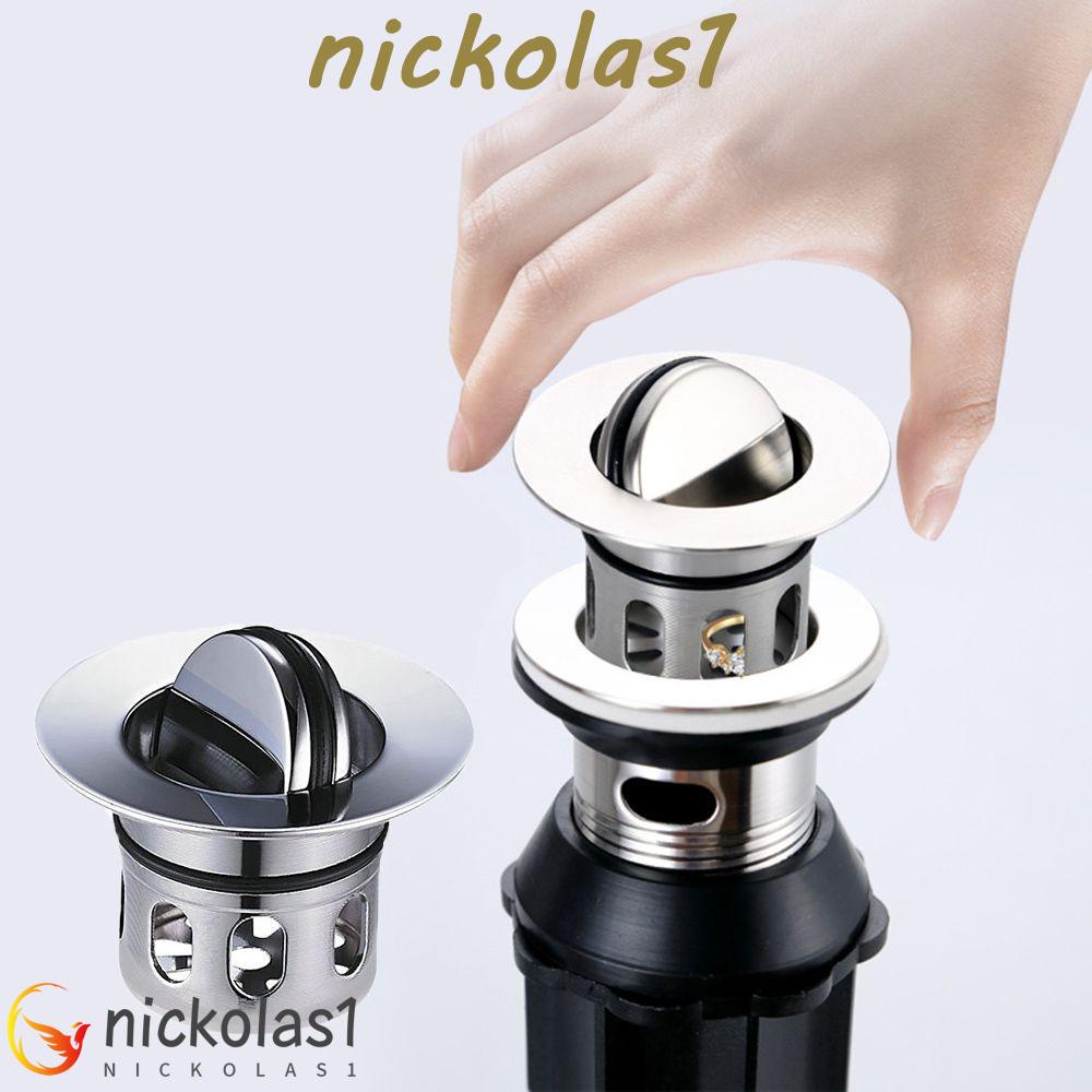 NICKOLAS1 Stopper Wastafel Tipe Pop Up Untuk Wastafel Cuci Universal Anti Karat Colokan Bathtub