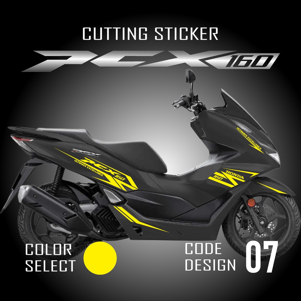 COD Cutting Sticker PCX 160 - Aksesoris Stiker Striping Motor Honda New PCX160 2021 2022 Lis Timbul 