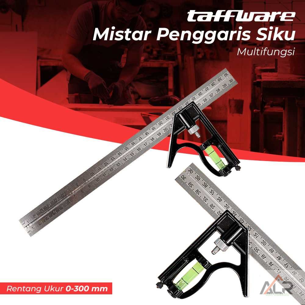 

Taffware Mistar Penggaris Siku Tukang Multifungsi - ZEAST