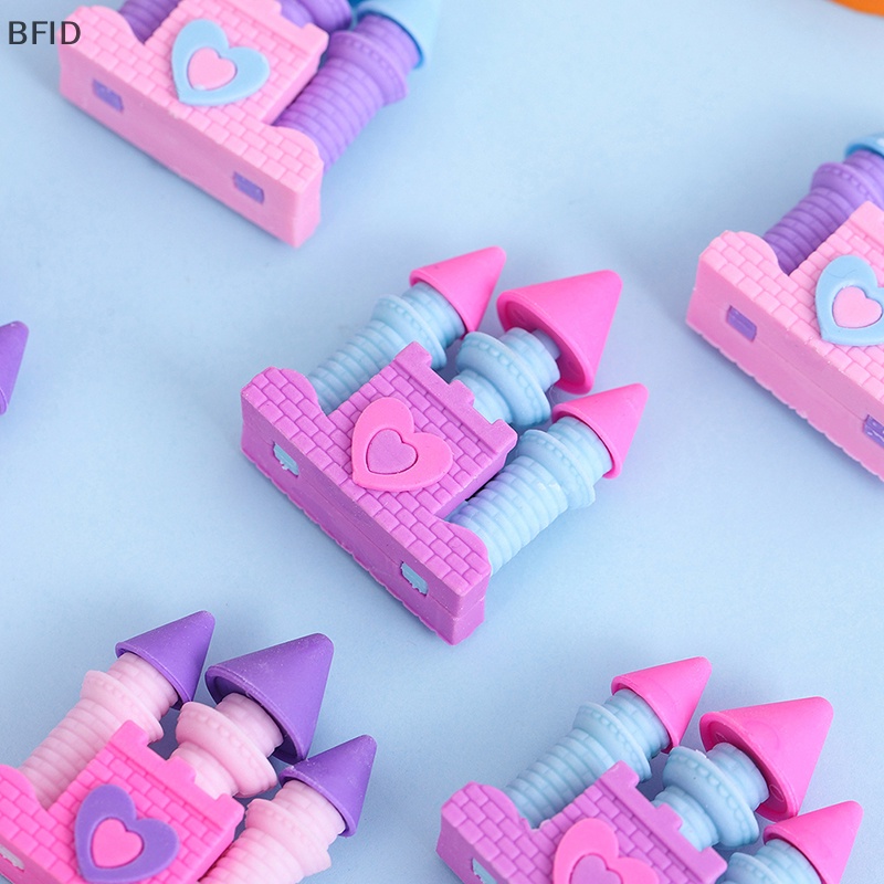 [BFID] 1pcs Creative Dream Castle Eraser Creative Student Wrig Drawing Rubber Pencil Eraser Lucu Perlengkapan Sekolah Alat Tulis Hadiah Anak [ID]