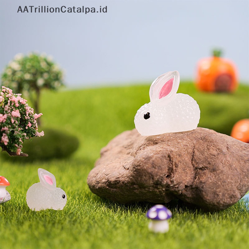 Galihrillion tkkatalpa 5pcs alfininiature stapelabbit galihlowing stapeligurines stapellow in alfinark alfinarden mustofaairy stapelecoration kemenkumham