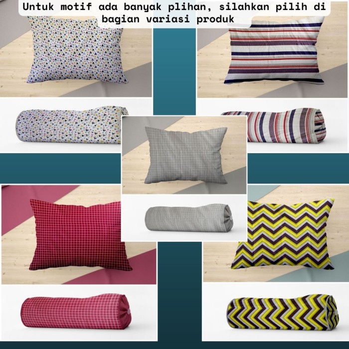 1 SET Sarung bantal/guling dewasa motif modern&amp;minimalis terbaru