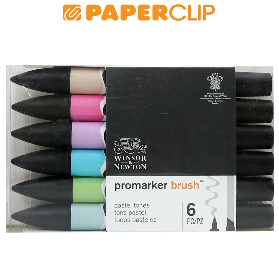 

BRUSH MARKER WINSOR & NEWTON PROMARKER PASTEL TONES 0290125WN 6C