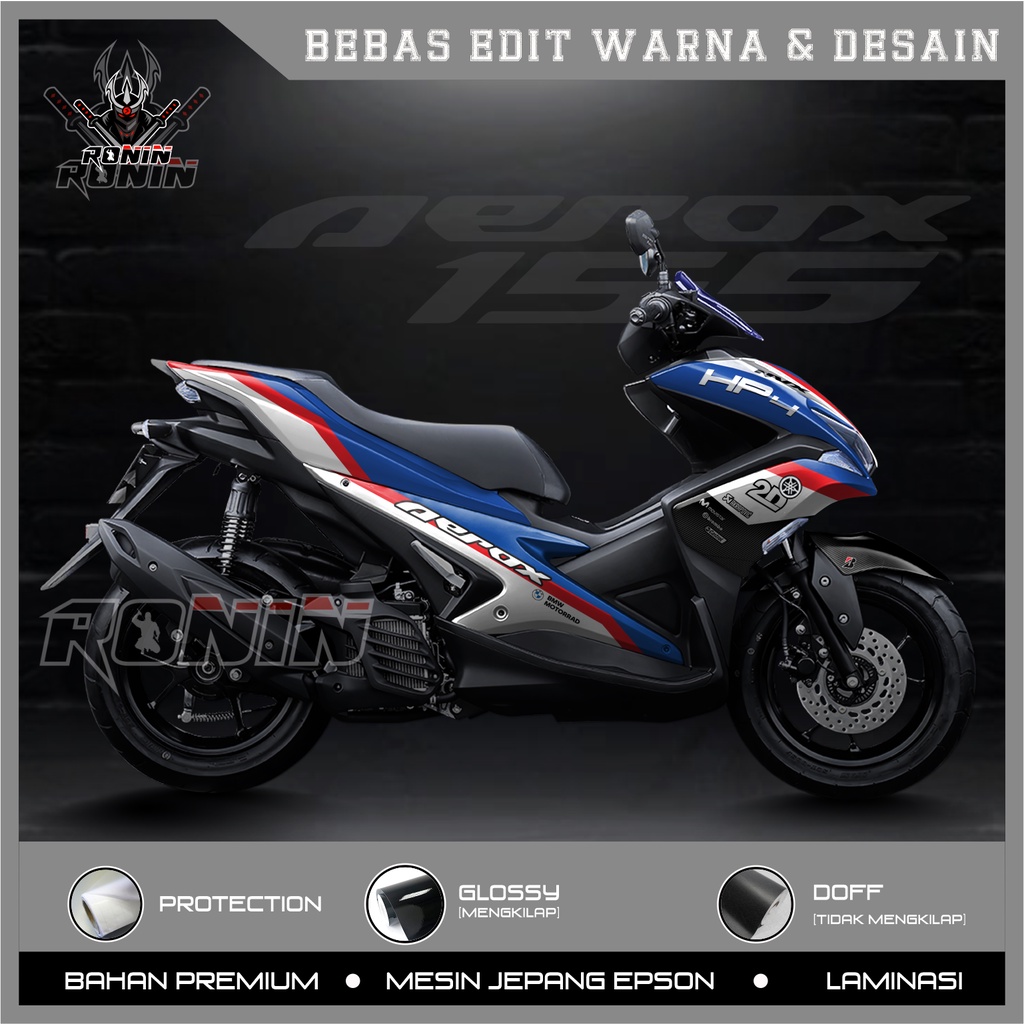 Sticker Decal FULL BODY Aerox 155 Motif BMW Livery