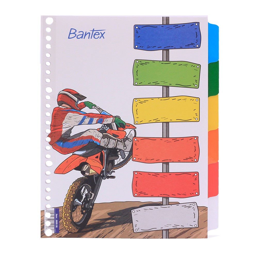 

[Artomas] Bantex Divider 26 Holes B5 Biker 8609 08