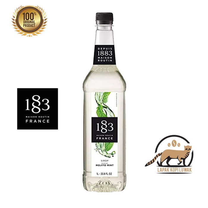 

Mojito Syrup merk 1883 Maison Routin