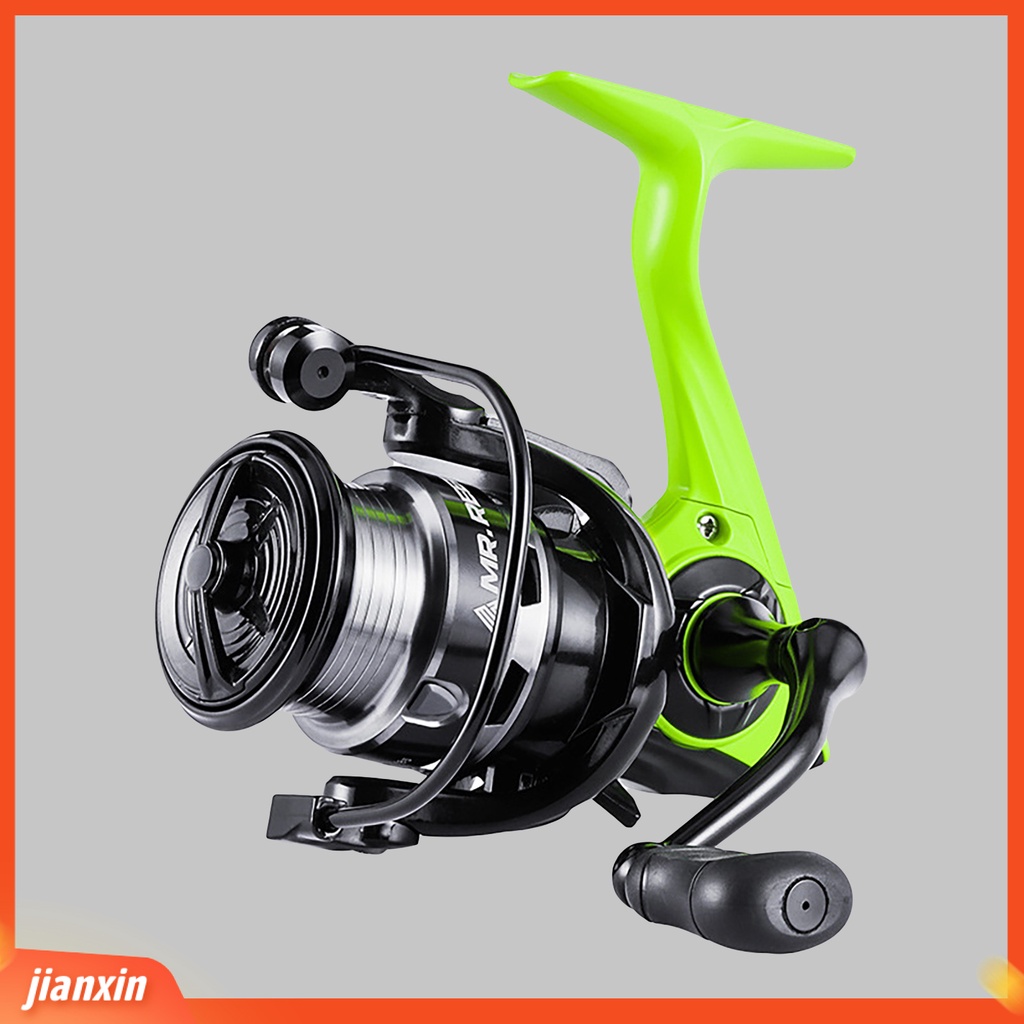 (In Stock) Gapless Spinning Fishing Wheel Fast Wire Exit Rubber Grip Ketangguhan Yang Baik Padat Gulungan Pancing Aksesori Pancing