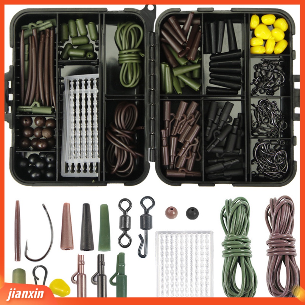 (In Stock) 272Pcs /Set Kotak Alat Aksesori Kait Umpan Pancing Untuk Memancing