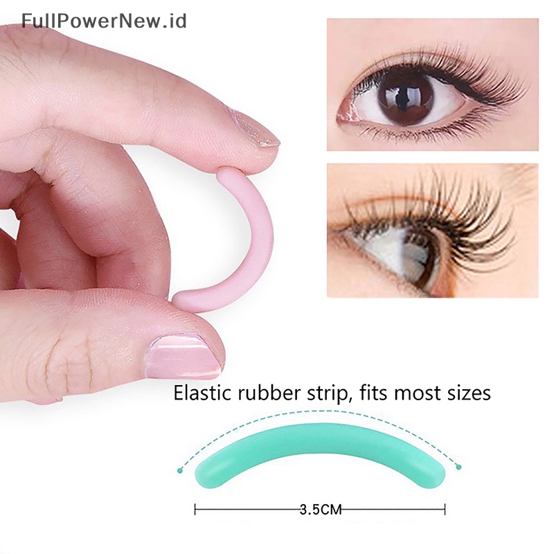 Power Eyelashes Curler Curling Klip Bulu Mata Alat Kecantikan Kosmetik Baja Karbon Tahan Lama Silikon Refill Pads Kunci Hadiah Glitter Handle ID