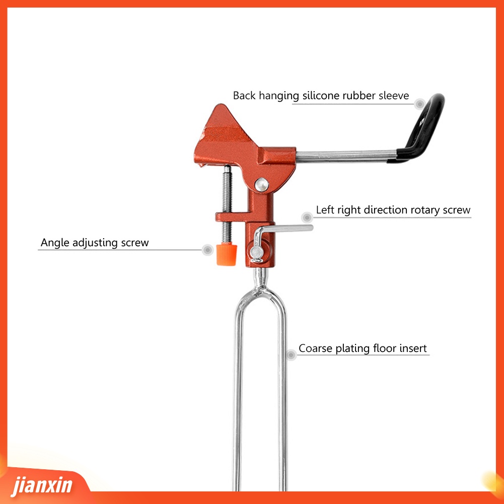 (In Stock) Aluminium Alloy Detachable Fishing Rod Holder Bracket Tiang Ikan Ground Stand