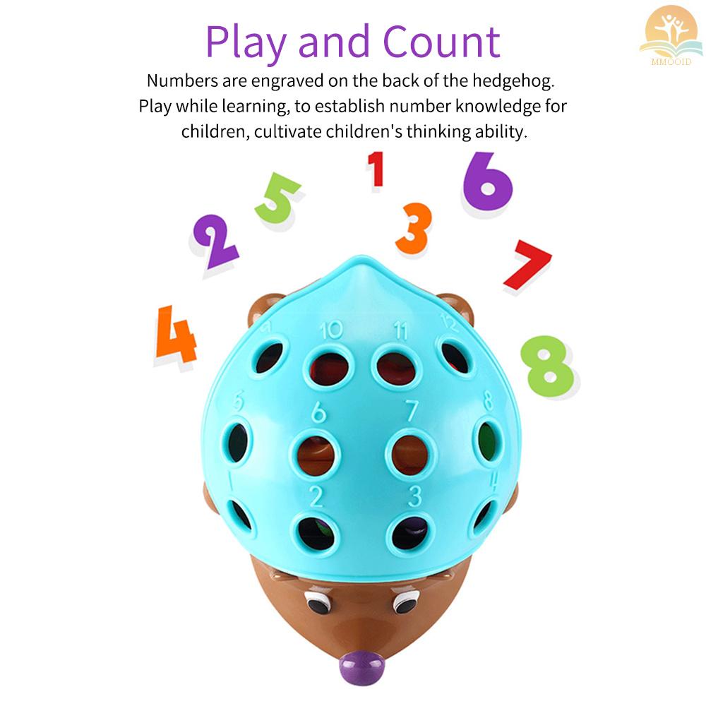 In Stock Insert Hedgehog Plaything Early Education Montessori Plaything Focus Training Motor Halus Untuk Anak Laki-Laki &amp; Perempuan Usia 18th mos+