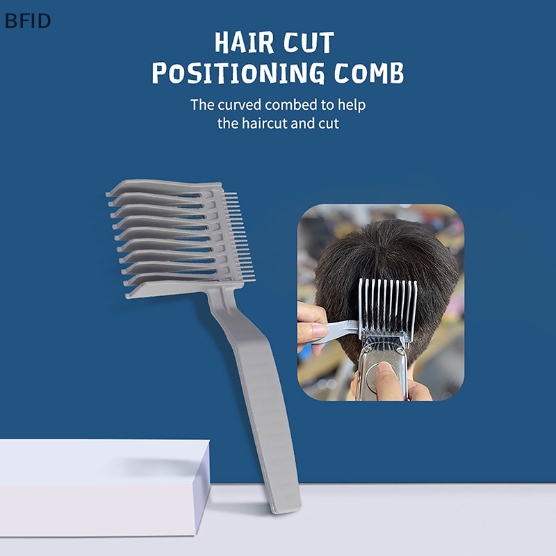 [BFID] Sisir Posisi Hair Cutg Profesional Barber Clipper Blending Flat Top Combs Untuk Alat Styling Penata Rambut Salon [ID]