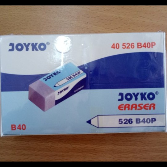 

Penghapus Eraser Setip Stip Pensil Kecil Joyko 526 B40 - Putih