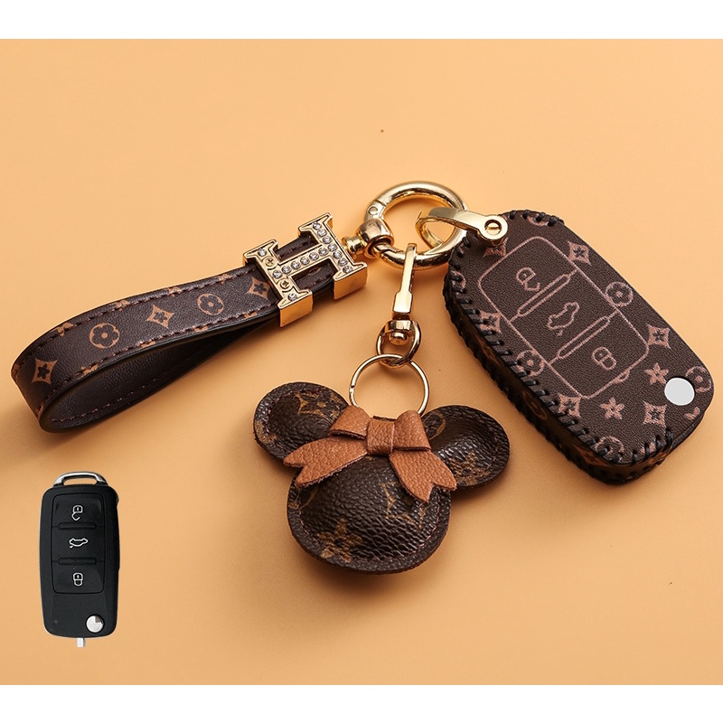 Sangat Cocok Untuk refitting Satu Kunci starting smart key bag Dengan Lengan Pelindung Kunci Setelah remote control Mobil