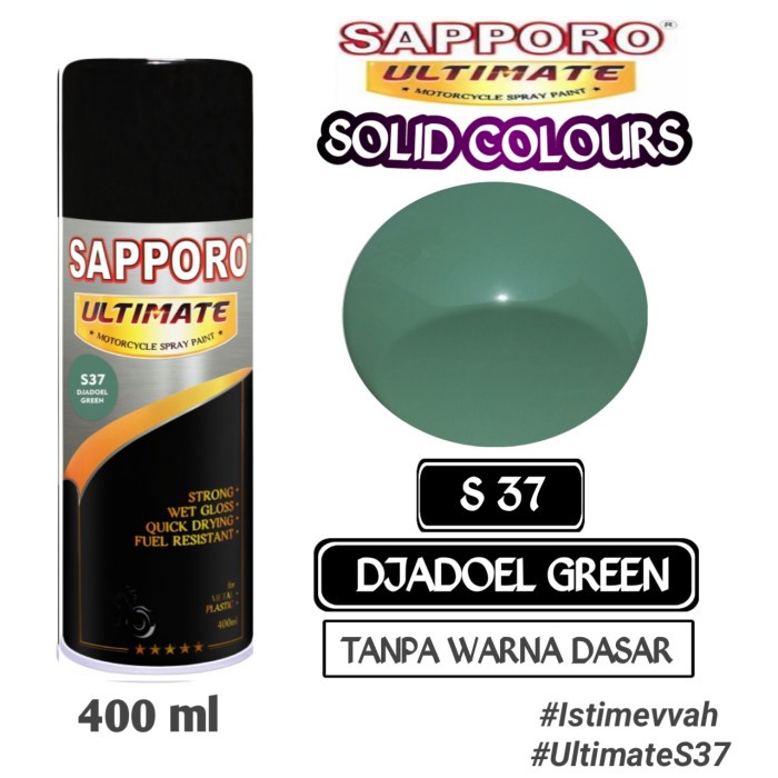 

S37 DJADOEL GREEN SAPPORO ULTIMATE 400ml Cat Semprot Pylok Pilok Pylox