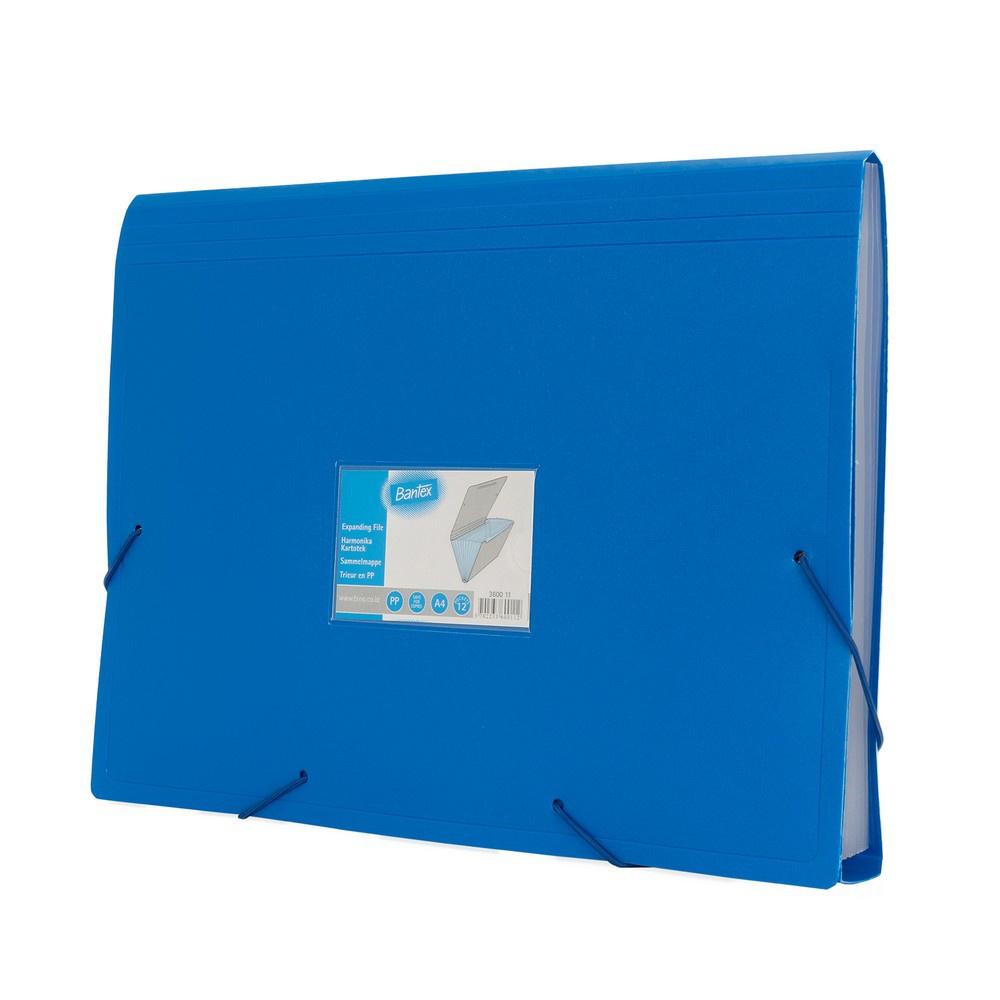 

[Artomas] Bantex Expanding File A4 Cobalt Blue 3600 11