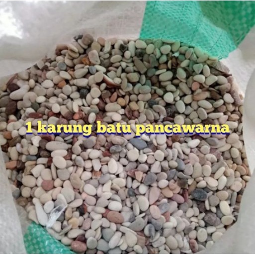 Batu koral pancawarna 1 karung / promo 1 karung batu koral pancawarna /