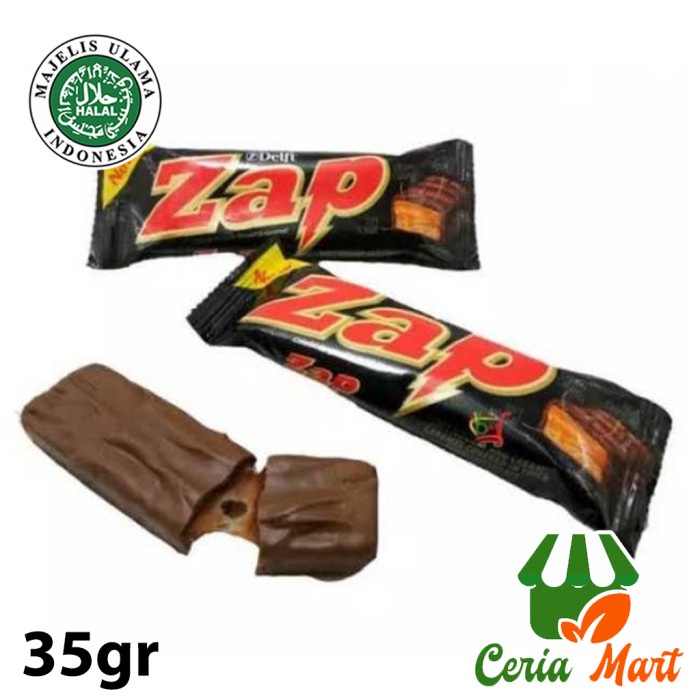 

Delfi ZAP Coklat Caramel Nougat 35 gr Chocolate Nogat Bar