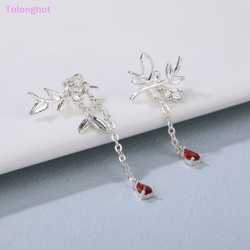 Tolonghot&gt; 1pasang Kartun Anime Tian Guan Ci Fu Anting Hua Cheng Xie Lian Ear Studs Untuk Wanita Pasangan Bunga Perhiasan Aksesoris Hadiah Dengan Baik