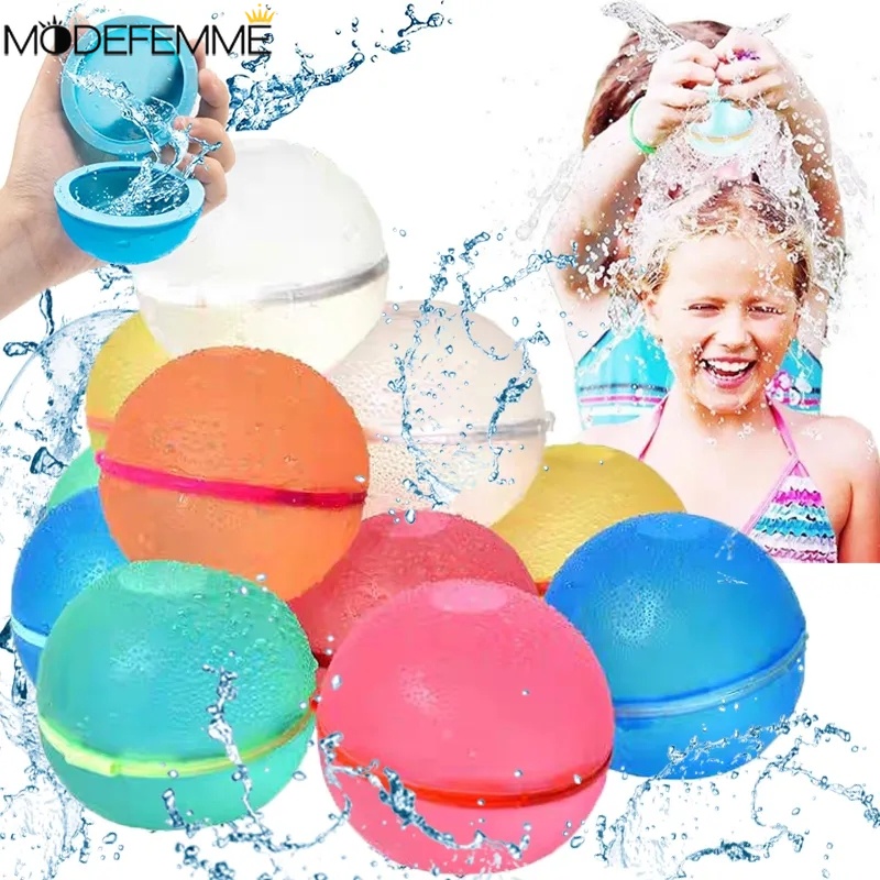 [Fitur] 1pc Mainan Bermain Pantai/Balon Air Lembut/Kolam Renang Water Splash Ball/Self Sealing Water Bomb/Reusable Children Water Ball/Perlengkapan Pesta Musim Panas