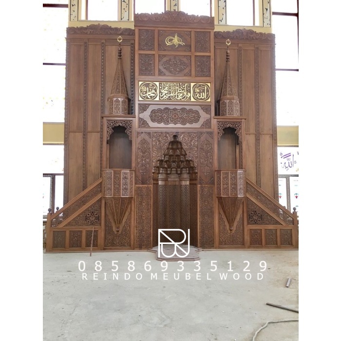 mihrab masjid nabawi jati / mihrab masjid jati / mimbar masjid jati 07-RMW