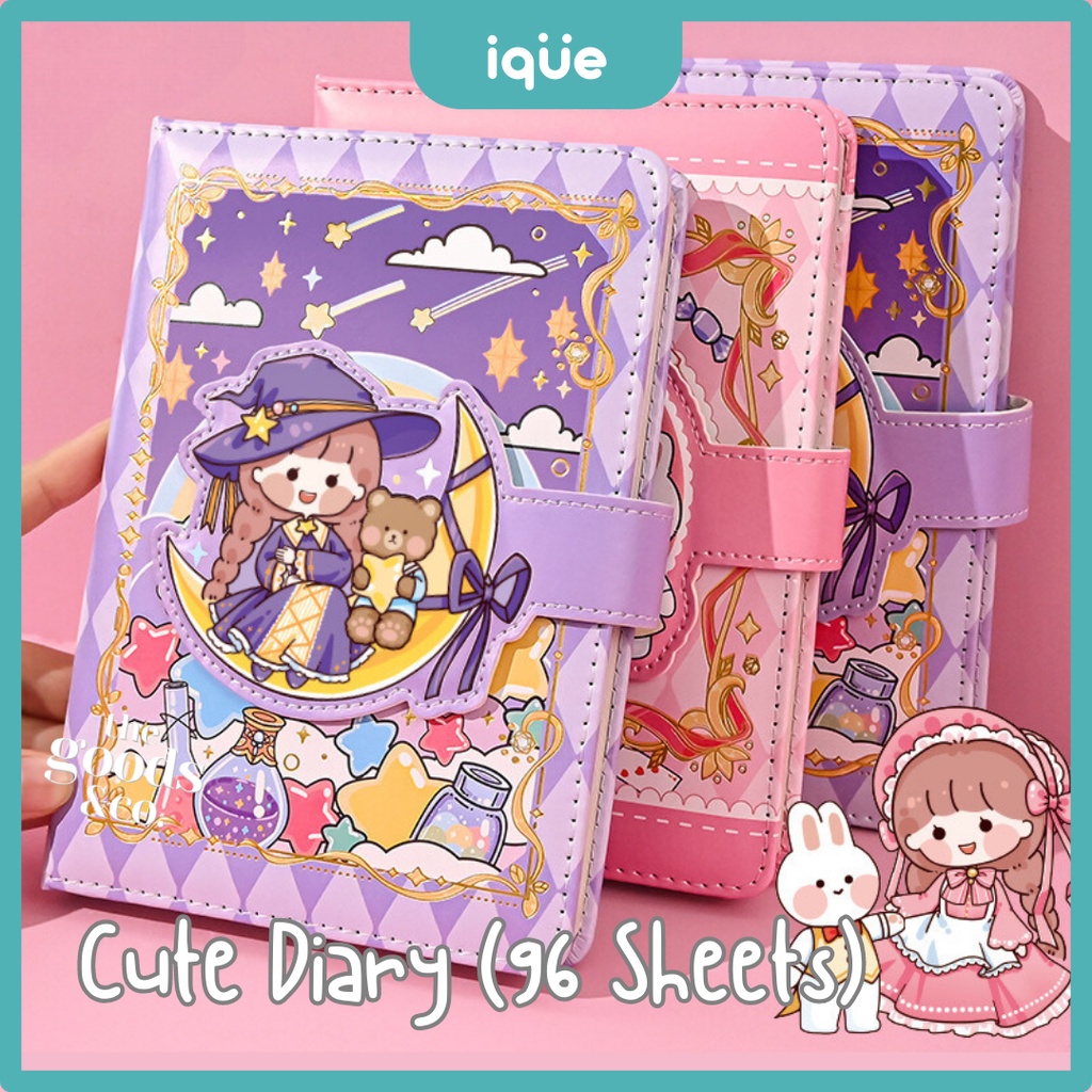 

Cute Diary Journal Korea Style Binder Diary Set Lengkap Kertas A6 Buku Catatan Harian Notebook