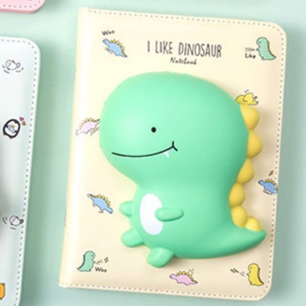 

✨BISA COD✨ -Notebook Squishy / Agenda Jurnal Planner / Buku Catatan / Diary lucu - Dino