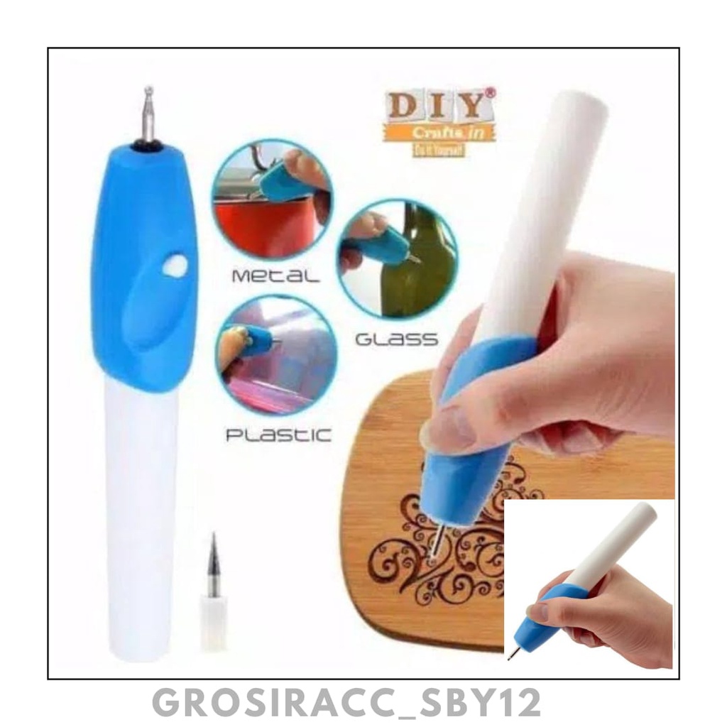 

(GAS) Alat Ukir Pen Pensil Ukir / Grafir Elektrik EZ ENGRAVER