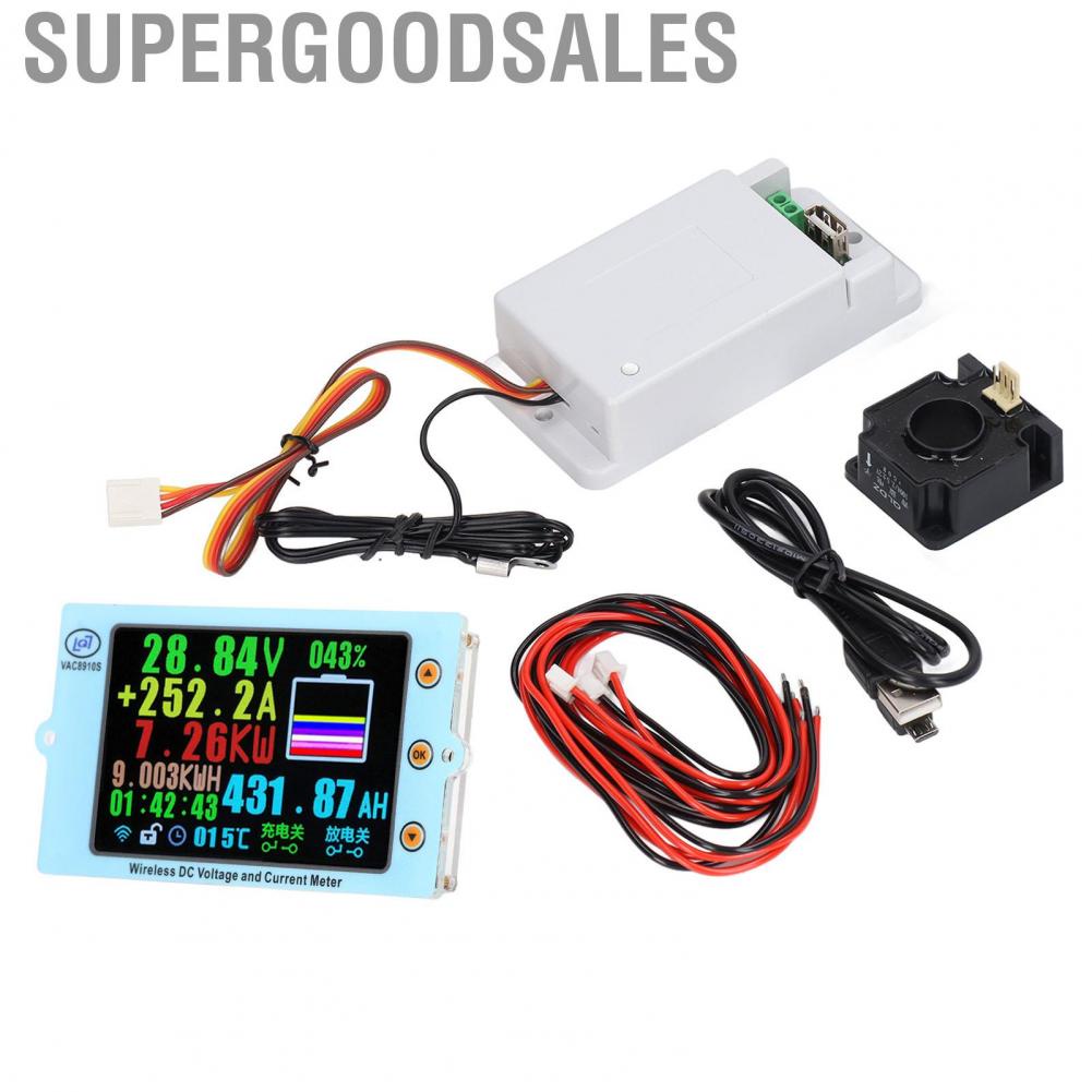 Supergoodsales Digital Voltmeter Ammeter Volt Gauge With Color Screen